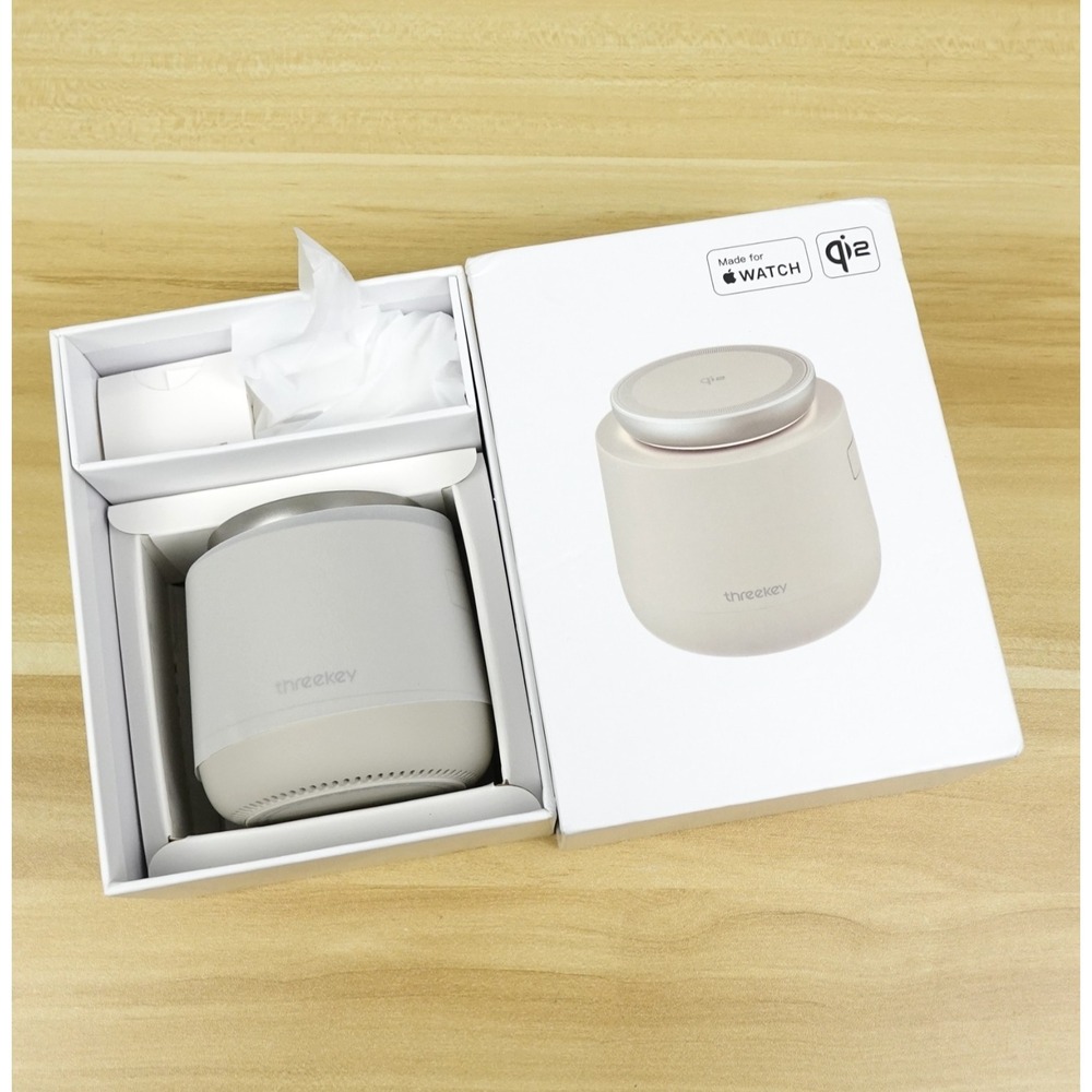 THREEKEY MFI Certified by Apple, 4 in 1 Magsafe Wireless Charging Station, Qi2